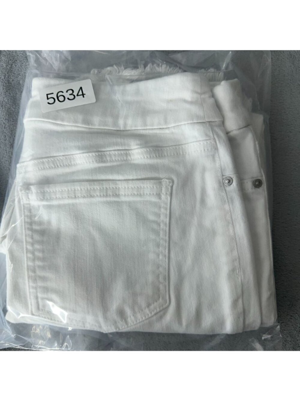 Chicos Jeggings Ankle Jeans Size 6 Regular Mid Rise Skinny Eyelet Raw Hem Pullon - Picture 12 of 12